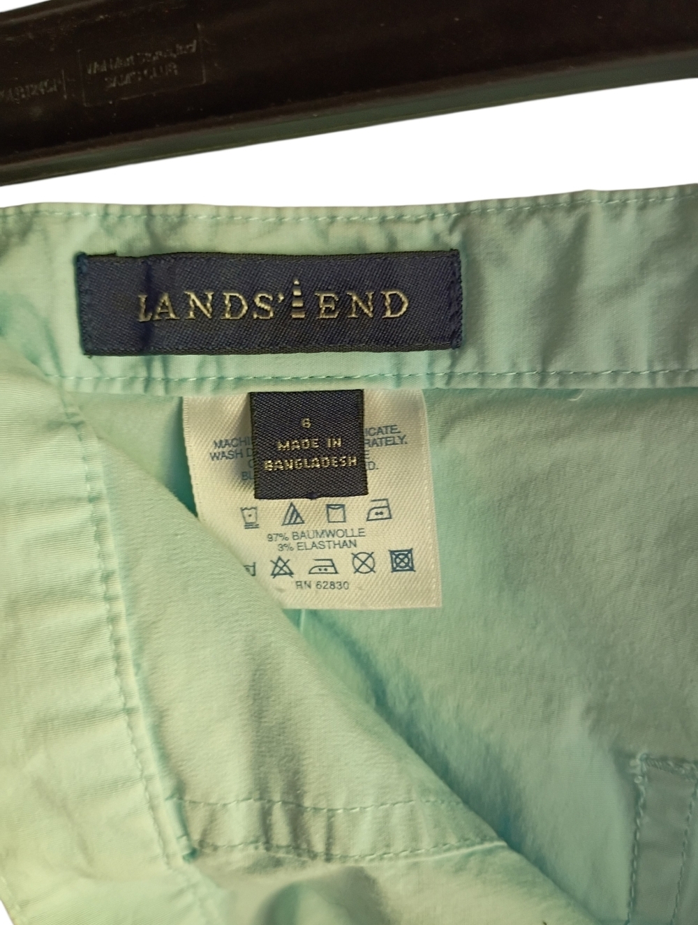 Lands End Blue Shorts Size 6 - Picture 3 of 3